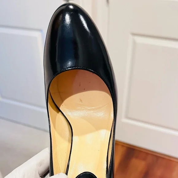 Calvin Klein Glossy Black Heels - Picture 8 of 9